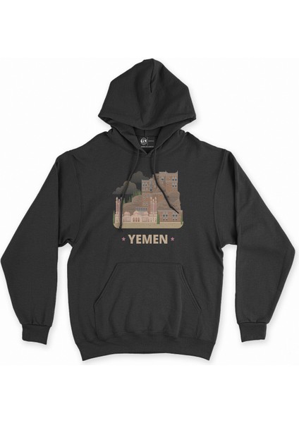 Cix Yemen Siyah Kapşonlu Sweatshirt Hoodie