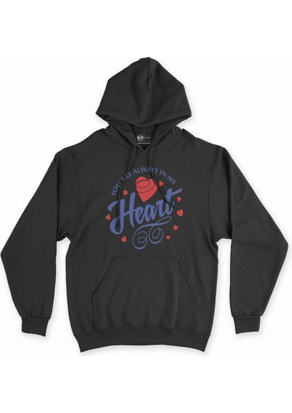 Cix You Are Always In My Heart Siyah Kapşonlu Sweatshirt Hoodie