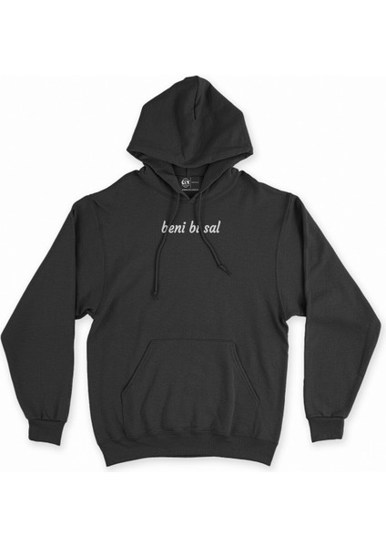 Cix Beni Bi Sal Siyah Kapşonlu Sweatshirt Hoodie