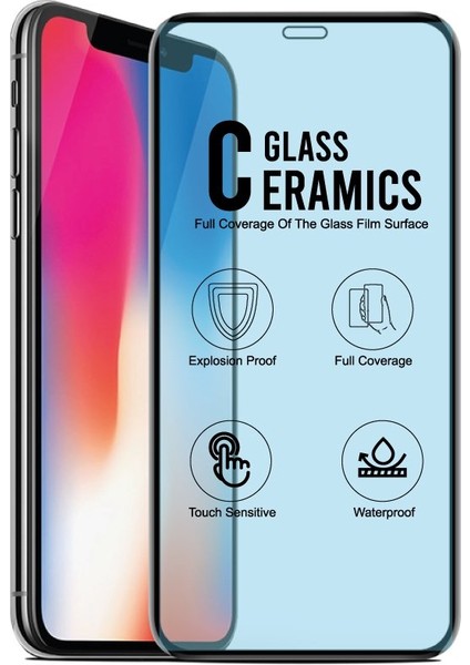 iPhone 13 9d Ceramıcs Full Kaplama Dayanıklı Ekran Koruyucu