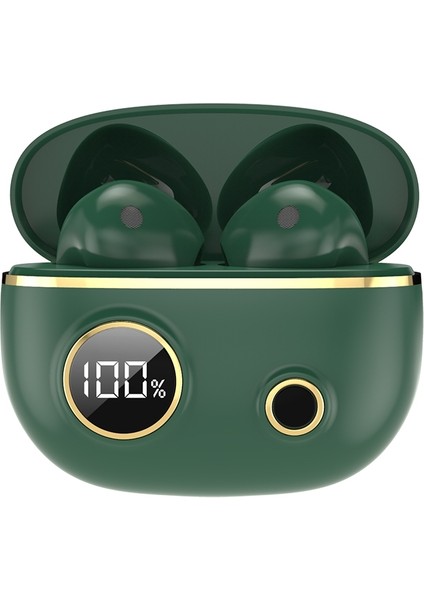 PRO100 Bluetooth Gürültü 9d Stereo Spor Kulaklık Iptal Etme - Yeşil (Yurt Dışından)