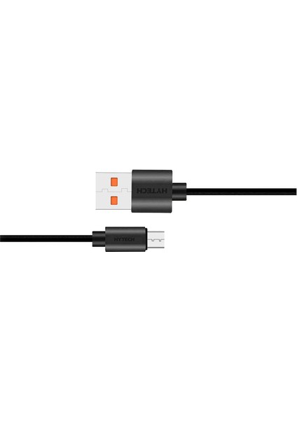 HY-X83 1 mt 2A Micro USB Siyah Şarj Kablosu