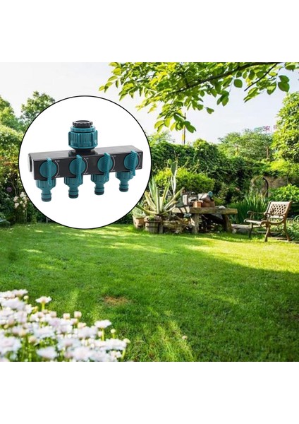 1/2 "4 Yollu Hortum Yard Bahçe Dokunun Konnektörü Adaptörü Plastik (Yurt Dışından) modelleri
