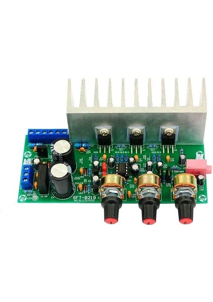 TDA2050 + TDA2030 18W + 18W / 32W 2.1-Kanallı Subwoofer Ses Güç Amplifikatör Kartı