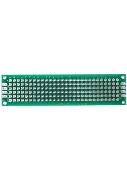 2X8CM Epoxy Çift Taraflı Delikli Plaket