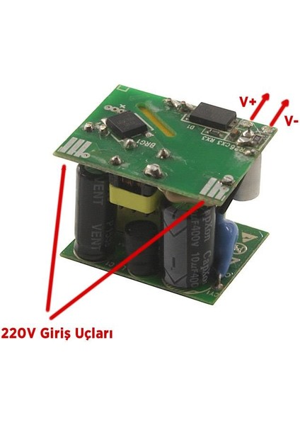 Ac 220V - Dc 5V 1A Dönüştürücü Adaptör Devresi fırsatları
