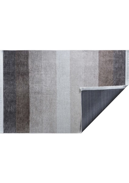 Louis Casa Modern Yıkanabilir Dekoratif Saçaklı Kilim Capella 01C Kahve fiyatları
