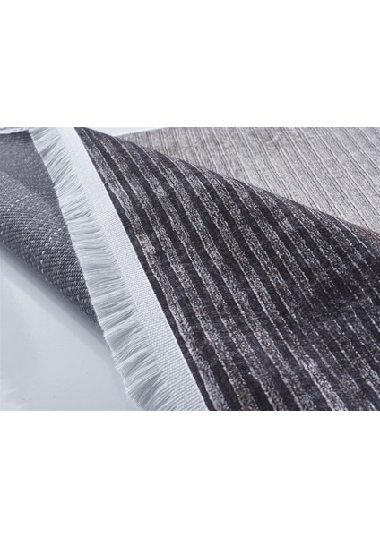 Louis Casa Modern Yıkanabilir Dekoratif Saçaklı Kilim Capella 01C Kahve fırsatları