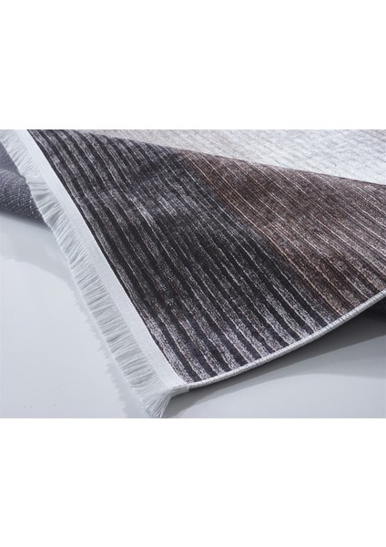 Louis Casa Modern Yıkanabilir Dekoratif Saçaklı Kilim Capella 01C Kahve indirimleri