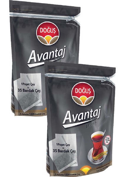 Avantaj Demlik Poşet Çay 35X30 gr X2 Paket
