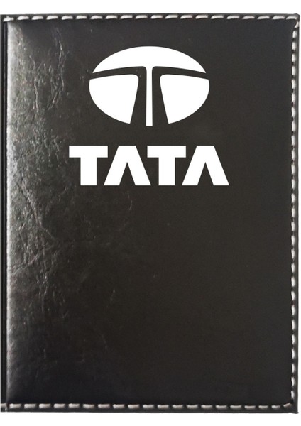 Tata Logolu Siyah Ruhsat Kabı