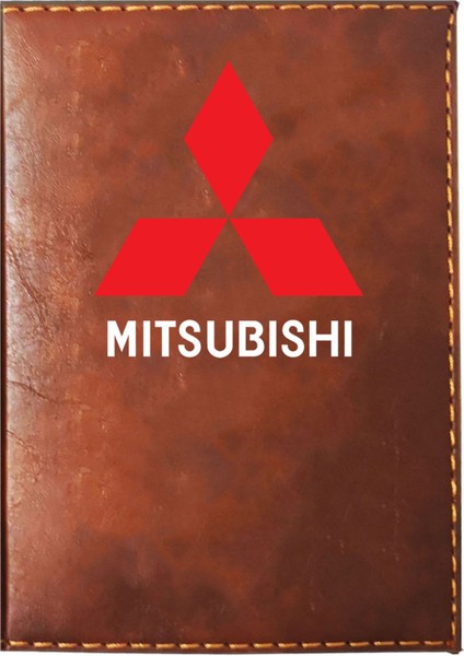 Mıtsubıshı Logolu Taba Ruhsat Kabı
