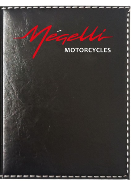 Megellı Logolu Siyah Ruhsat Kabı