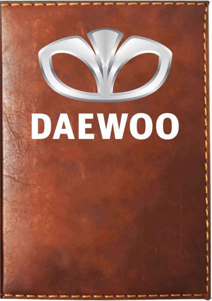 Daewoo Logolu Taba Ruhsat Kabı