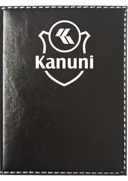 Kanunı Siyah Ruhsat Kabı