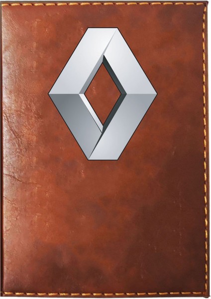 Ranault Logolu Taba Ruhsat Kabı