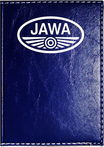 Jawa Logolu Lacivert Ruhsat Kabı