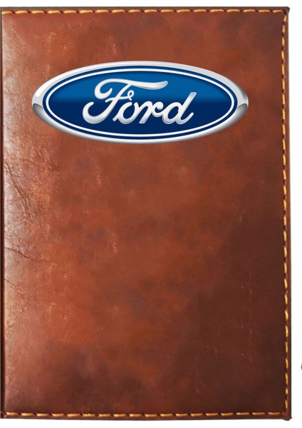 Ford Logolu Taba Ruhsat Kabı