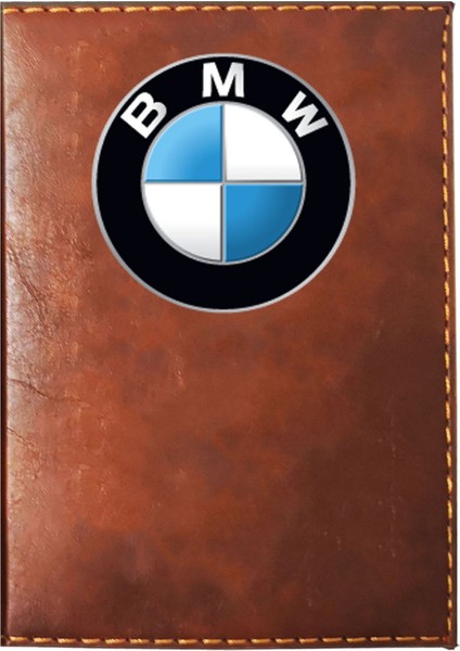 Bmw Logolu Taba Ruhsat Kabı