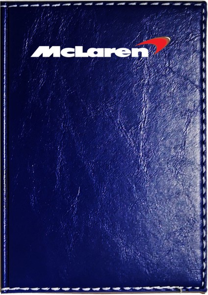 Mclaren Logolu Lacivert Ruhsat Kabı