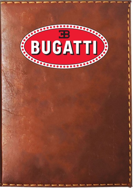 Bugatti Logolu Taba Ruhsat Kabı