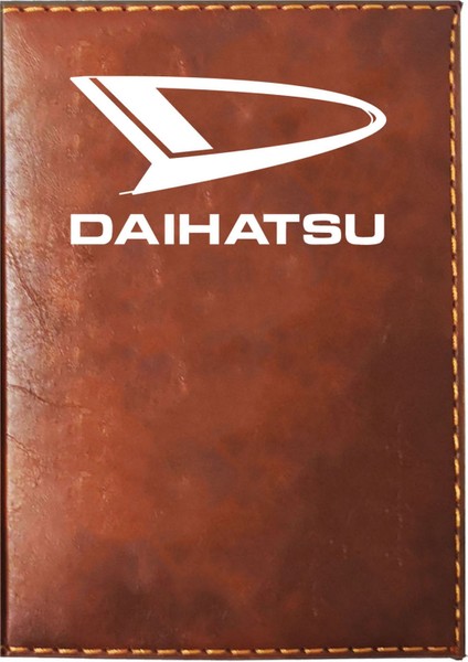 Daıhatsu Logolu Taba Ruhsat Kabı