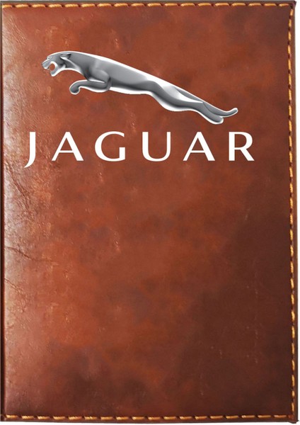 Jaguar Logolu Taba Ruhsat Kabı