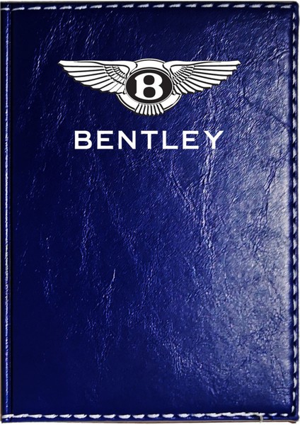 Bentley Logolu Lacivert Ruhsat Kabı
