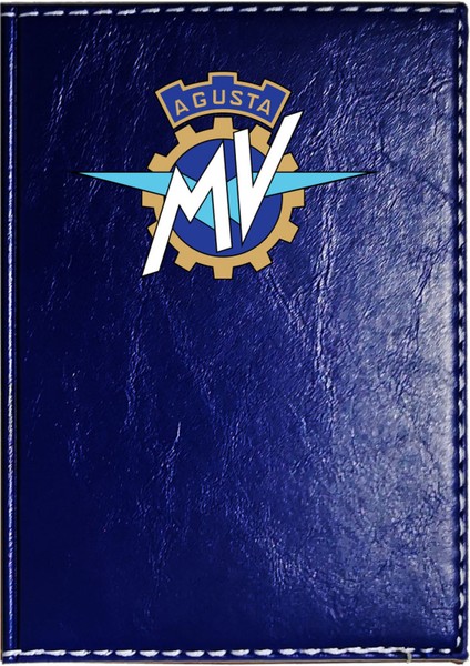 Mvagusto Logolu Lacivert Ruhsat Kabı