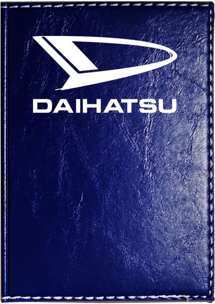 Daıhatsu Logolu Lacivert Ruhsat Kabı