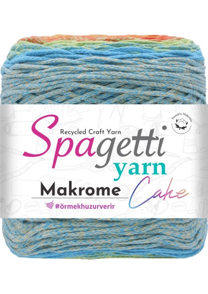 Spagettiyarn Makrome Cake Yaz Bahçesi