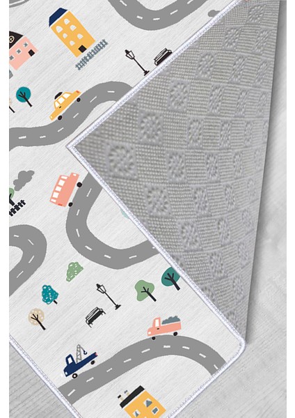 Dijital Baskı Yıkanabilir Kaymaz Taban Çocuk Halısı modelleri