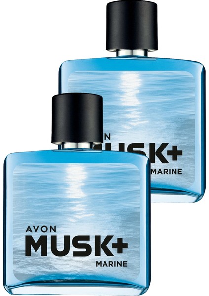 Musk Marine Erkek Parfüm Edt 75 Ml. Ikili Set