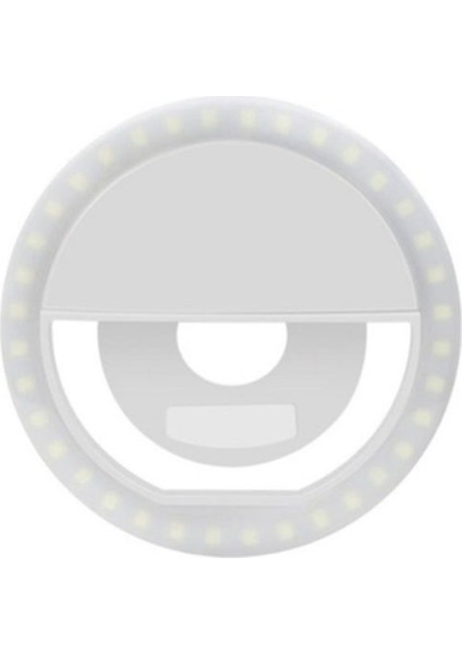 Selfie LED Mandallı Üniversal Ring Halka Flash Işık Light AL2608