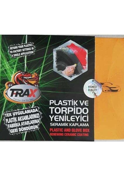 Trax Plastik Aksam Seramik Kaplama Torpido Tampon Yenileyici