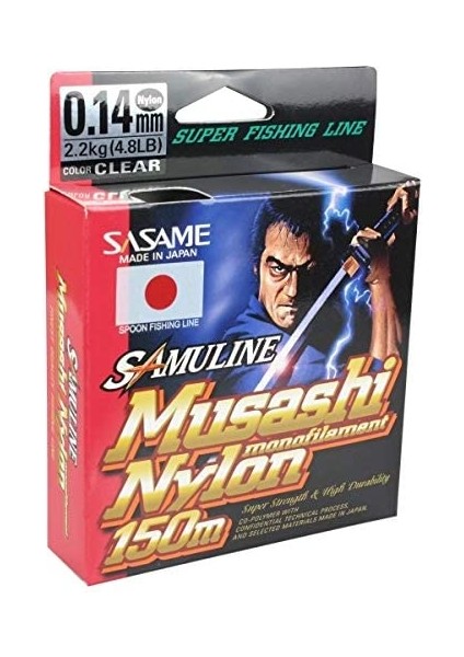 Samu Line Musashi Clear 150M Monofoliment Misina 0,28