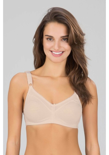 Carol Pamuklu Balensiz Sütyen Siyah Beyaz Ten 3'lü Paket