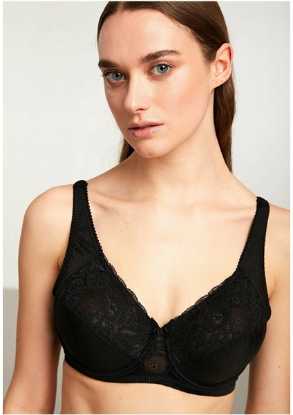 Rosenna Rahat Askılı Toparlayıcı Sütyen Siyah 3'lü Paket