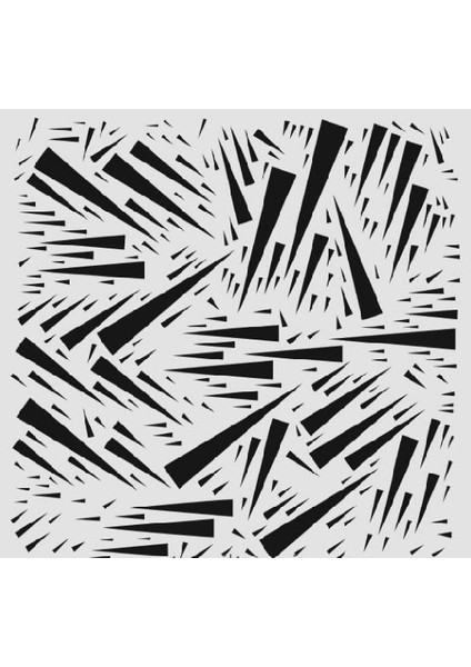 Geometrik Desenler Stencil Şablon 25X25 GE-068