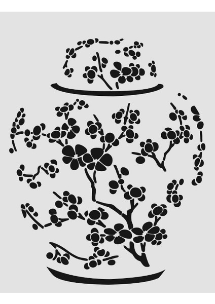 Boyutlu Desen Stencil Şablon 21X30 BY-051B
