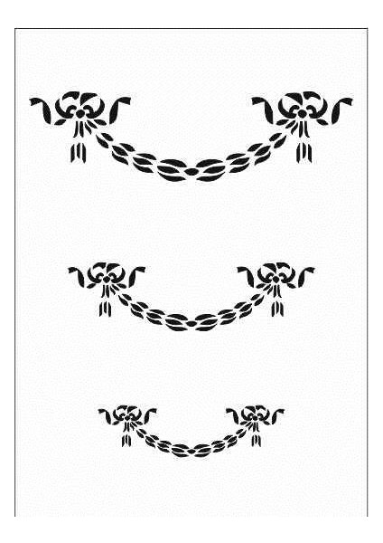 Çeltik Desen Stencil Şablon 21X30 ÇE-007