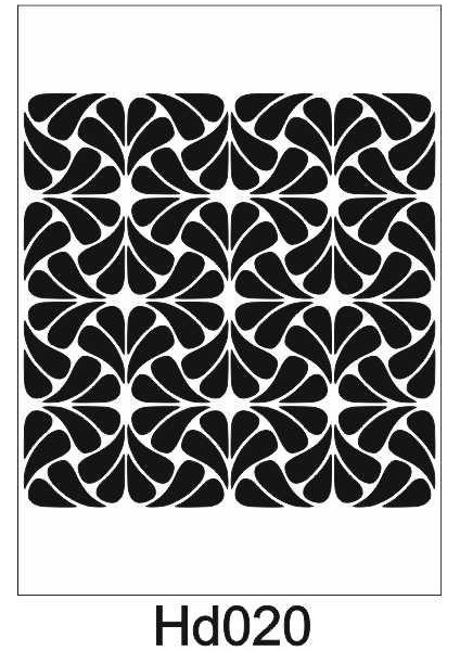 Duvar Dekor Stencil Şablon 30X30 HD-020