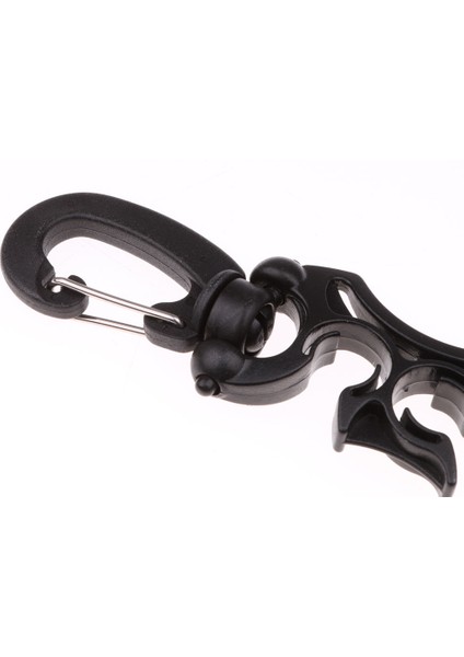 100MM Scuba Dalış Çift Bcd Hortum Tutucu Döner ve Kıvrım Klipsi Siyah (Yurt Dışından) indirimleri