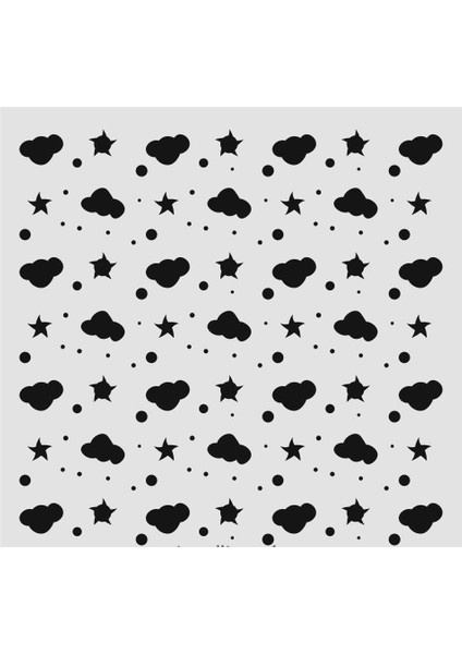 Duvar Dekor Stencil Şablon 30X30 HD-192