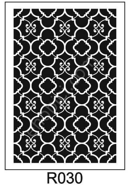 Duvar Dekor Stencil Şablon 40X40 R-030