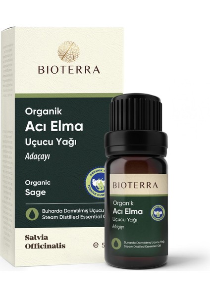 Acı Elma Uçucu Yağı (Adaçayı) 5  ml