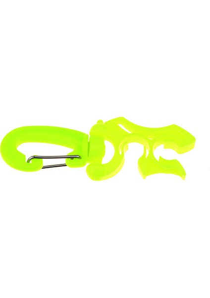 100MM Scuba Dalış Çift Bcd Hortum Tutucu Döner ve Katlanır Klip Sarı (Yurt Dışından)