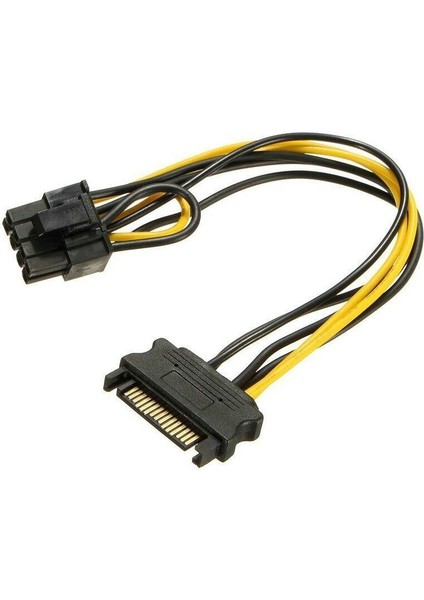 Sata To 8 Pin Pcı-E Ekran Kartı Güç Çevirici Kablo