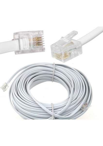 4 Pin Telefon Kablosu 10 Metre