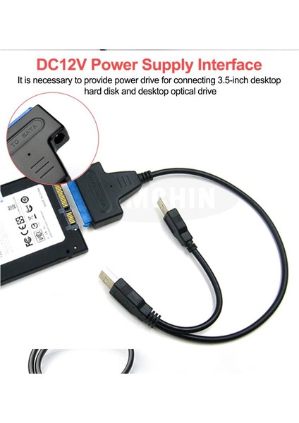 USB Sata Adaptör Adaptör Girişli